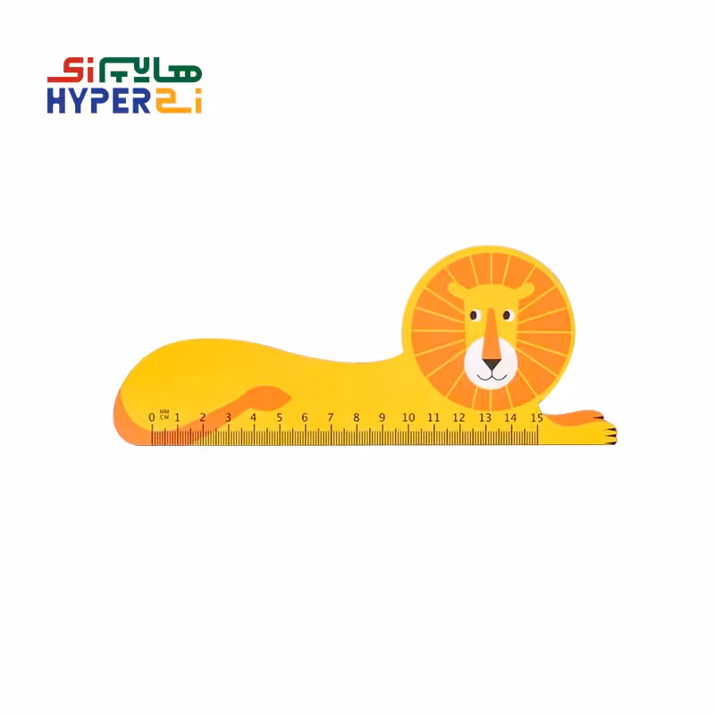 خط کش چوبی فانتزی شیر