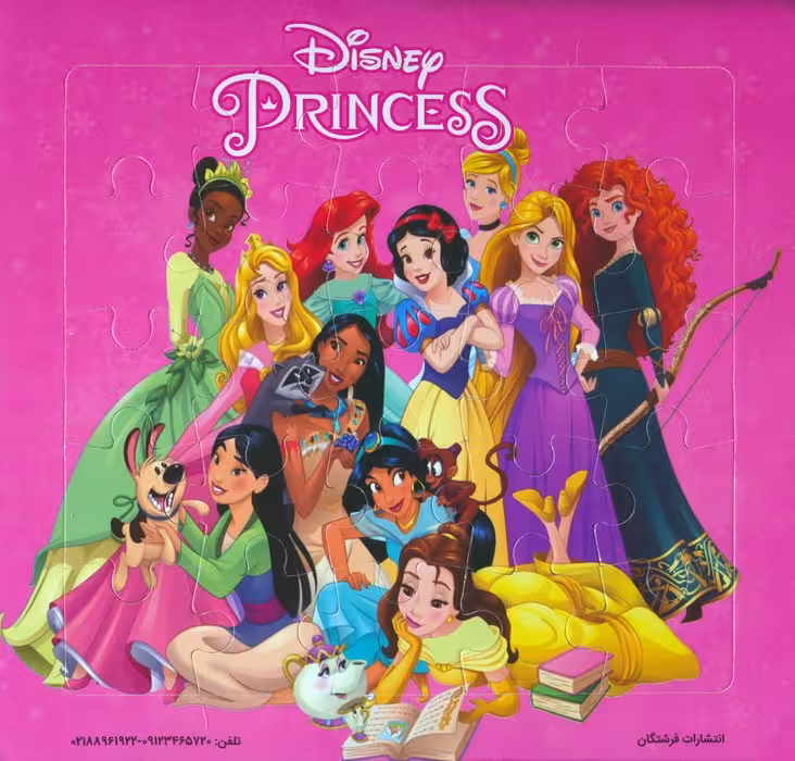 پازل 20 تکه پشت وایت بردی شاهزادگان (گلاسه) - ناشربوک | خرید آنلاین کتاب