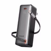 پاوربانک و شارژر دیواری مک دودو مدل MC-3181 با کابل تایپ سی 10000 میلی آمپر 30 وات