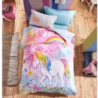 ست ملحفه کاتن باکس مدل Junior Dream Mint تکنفره 3 تکه