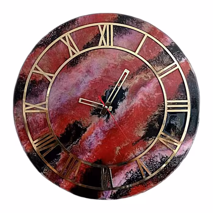 ساعت دیواری رزینی