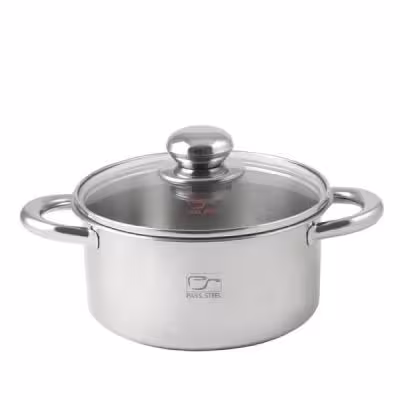 قابلمه پارس استیل مدل سه لایه کد 180 سایز 18