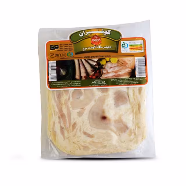 کالباس 70% ژامبون مرغ گوشتیران