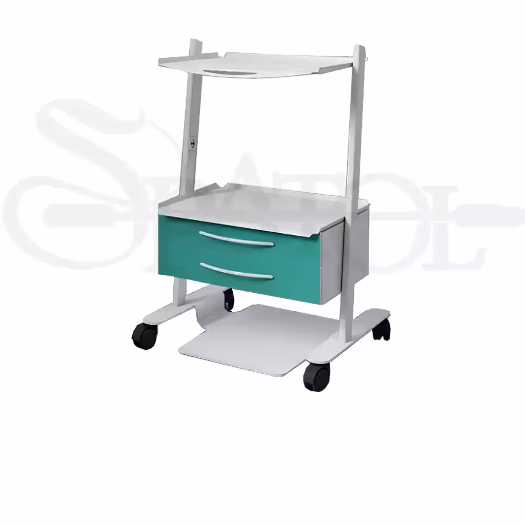 سرویتور 2 کشو با پایه پدال دار مدل SR 301 برند navidekbatan