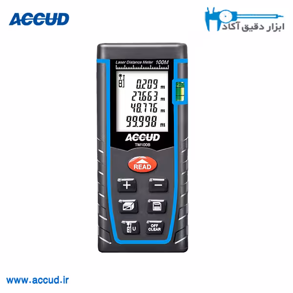 متر لیزری 40 متری (حجم-مساحت زاویه) Accud (اکیود اتریش) مدل TM40