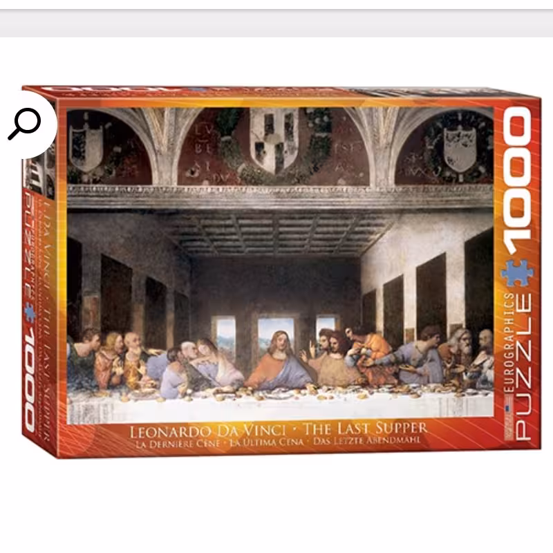 پازل هزار تکه یوروگرافیک آمریکایی مدل شام آخر داوینچی The last supper