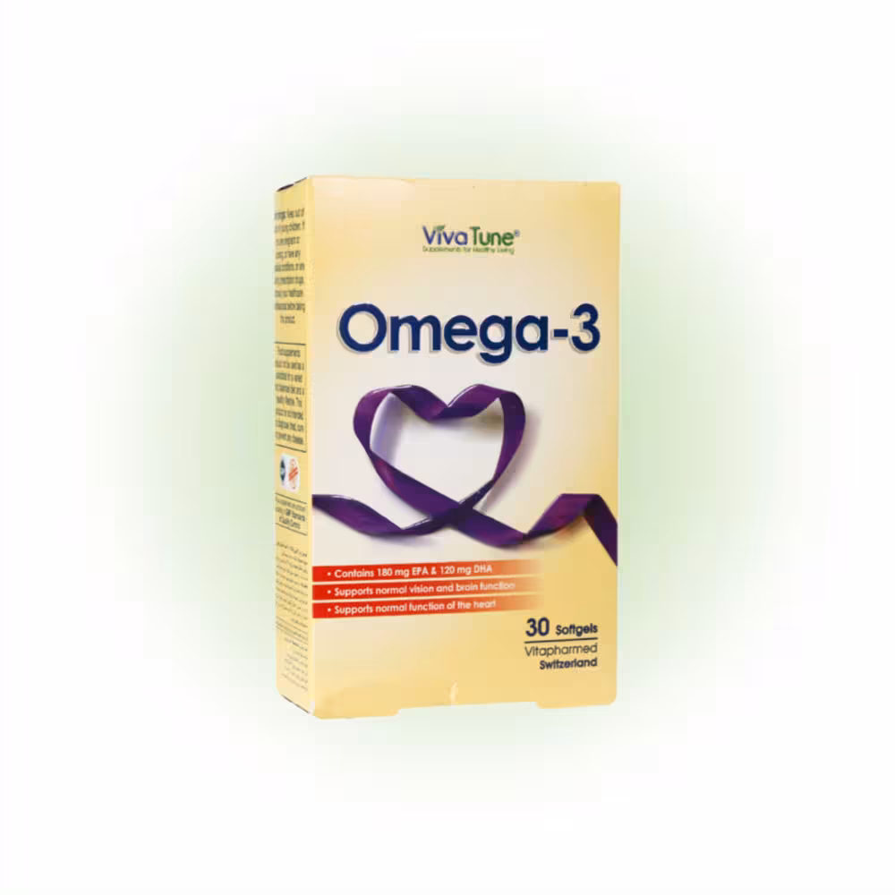 کپسول نرم ژلاتینی امگا 3 ویواتیون 30 عدد