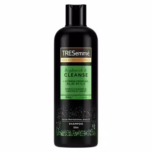 شامپو ویتامینه ترزمه Tresemme مدل Replenish & cleanse حجم 500 میل