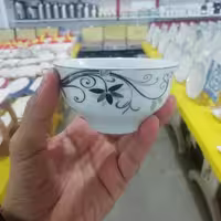 پیاله چای و ترشی چینی پارس کد 944 بسته 6 عددی با ارسال اریگان