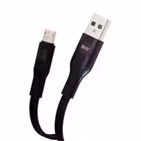 کابل فست شارژ فلت پی وی سی USB به MicroUSB بیوا (Biva) مدل C-01V طول 1 متر