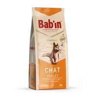 غذای خشک گربه بالغ Classic کلاسیک مرغ برند Babin بابین 15 کیلویی
