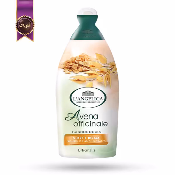 ژل شستشوی بدن ل‌آنژلیکـا L’Angelica مدل عصاره جو دوسر Avena Officinale حجم 500 میلی لیتر (اورجینال)