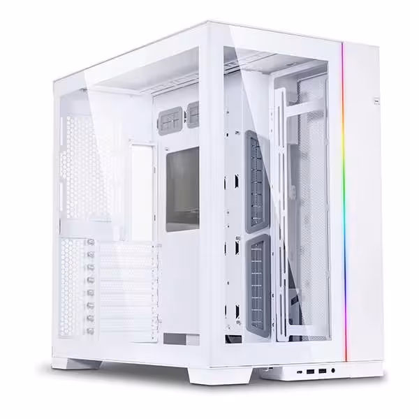 قاب کیس استوک گیمینگ Lianli O11 DYNAMIC EVO RGB White