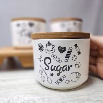 بانکه بزرگ گرد سایز 3 سرامیکی