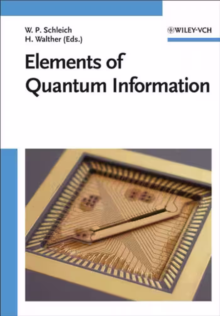 خرید و دانلود نسخه کامل کتاب Elements of quantum information