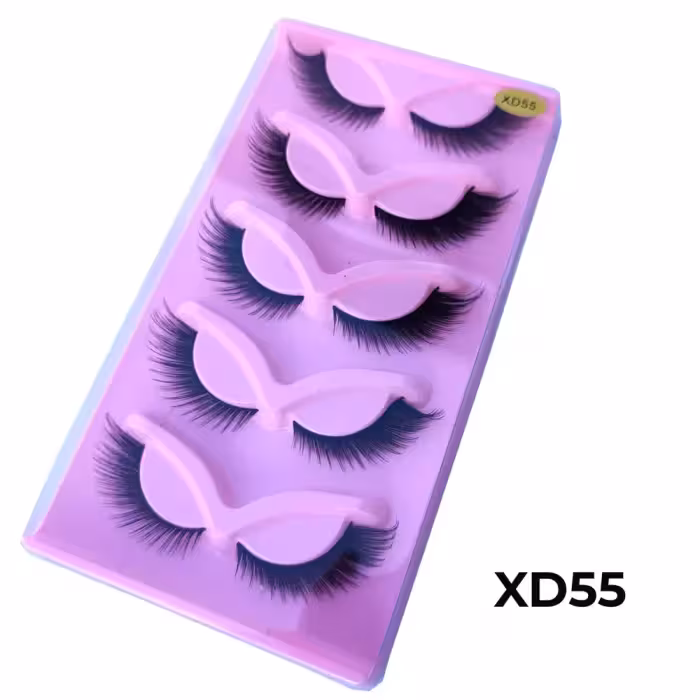 مژه 5 جفتی روباهی فاکس کد XD55