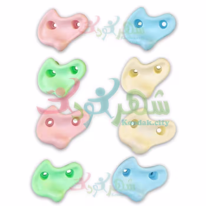 گیره صخره نوردی پلی اتیلنی دو پیچ