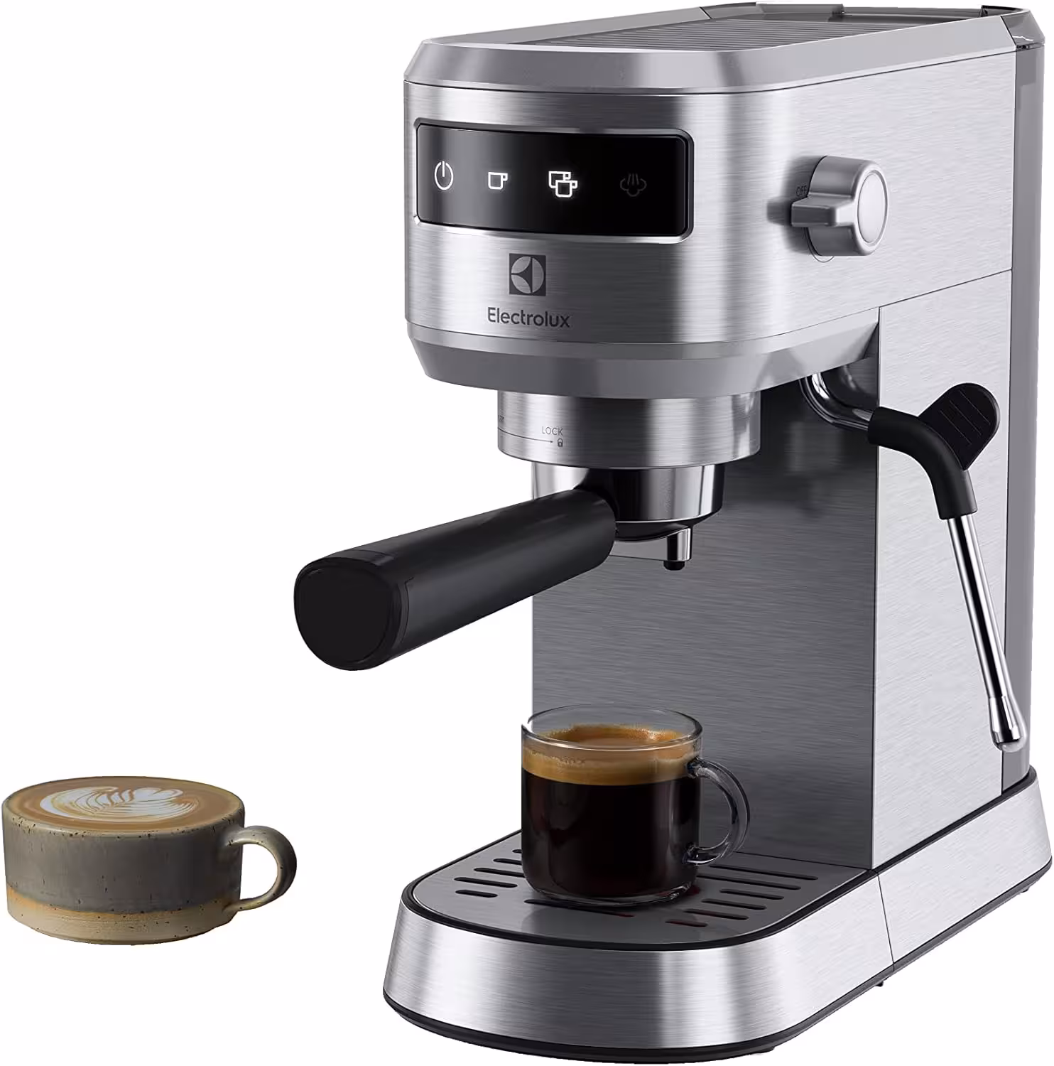 اسپرسوساز Electrolux سوئد مدل E6EC1-6ST Explorer 6 استیل نقره ای