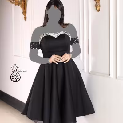 لباس مجلسی غواصی مدل حنا