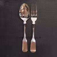 قاشق چنگال استیل صنایع استیل ایران مدل برشیا براق