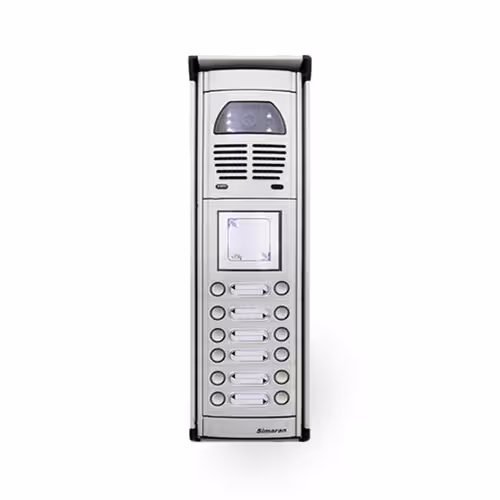 پنل آیفون تصویری 12 واحدی سیماران مدل فوژان کارتخوان VFC12D/N