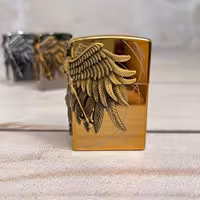 فندک آمازون در رنگبندی مشکی طلایی نقره ای