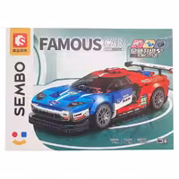 لگو ساختنی سمبو بلاک ماشین مسابقه Sembo Block Famous Car 714022
