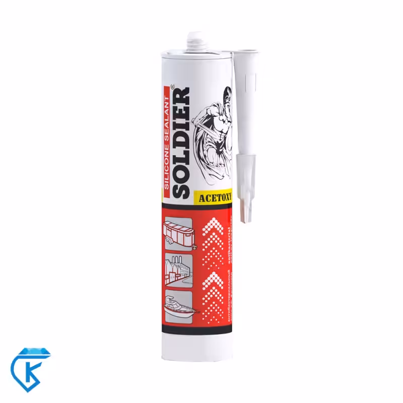 چسب آکواریوم سفید 230 گرم سولجر