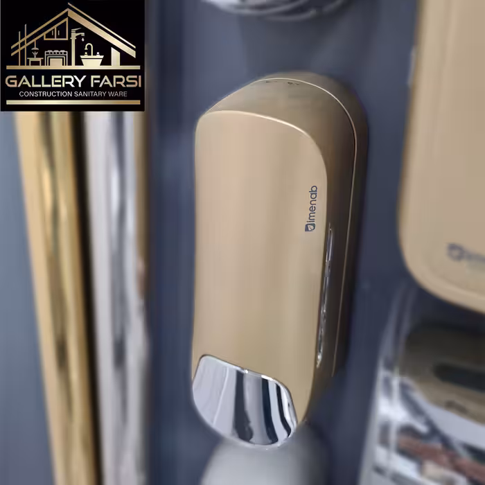 جامایع ایمن آب مدل ایما طلایی مات با کلید کروم