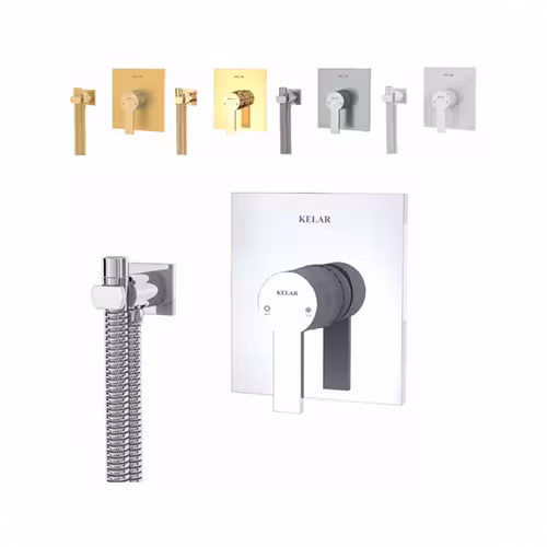 ملزومات شیر توالت توکار کلار مدل فلت کلاسیک