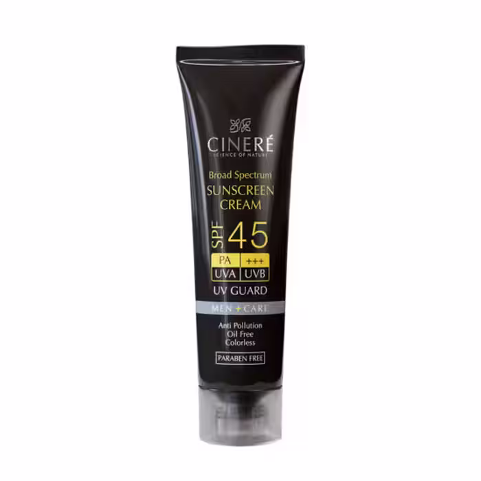 کرم ضد آفتاب SPF45 مخصوص آقایان سینره