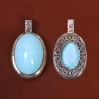 گردنبند فیروزه اسپرت کد 25407 - جواهری مشاهیر