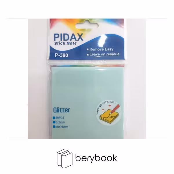 PIDAX / پیداکس / پست ایت / اکلیلی / سبزآبی / 76*76 / p-380