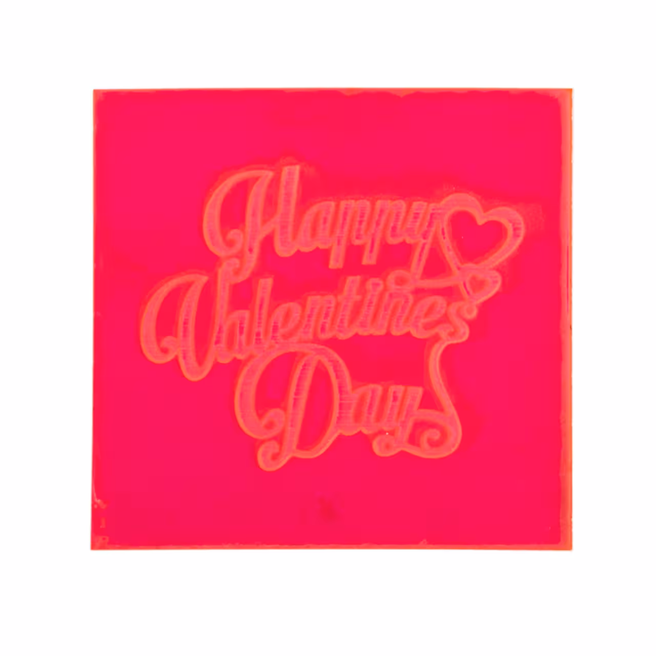 استامپ فوندانت مدل Happy Valentines Day کد 1