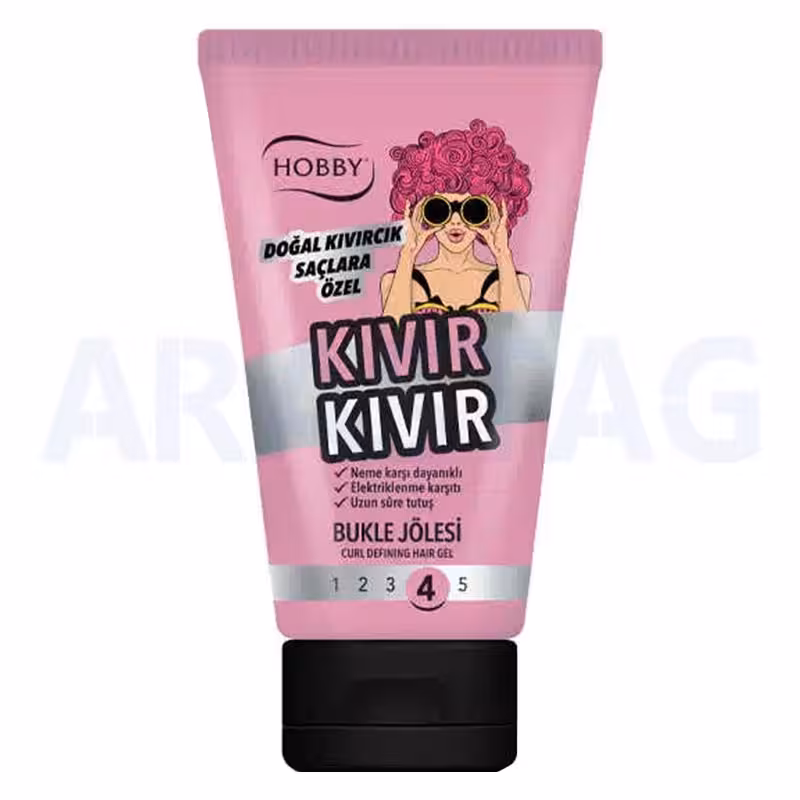 ژل مخصوص موی فر هوبی Hobby مدل Kivir Kivir شماره 4 حجم 150 میلی