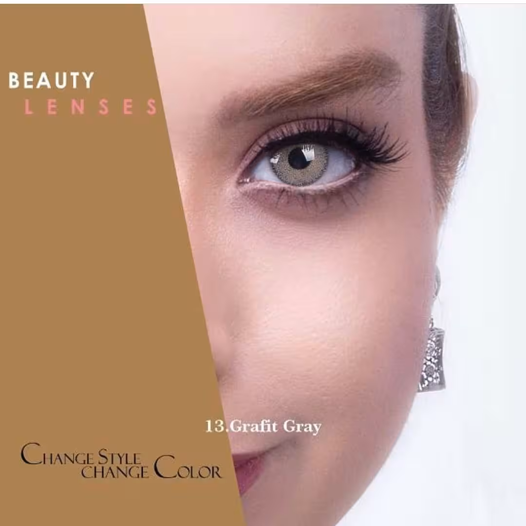 لنز رویال ویژن کد 13 , Royal Vision Royal Vision sensual beauty lenses Grafit Gray