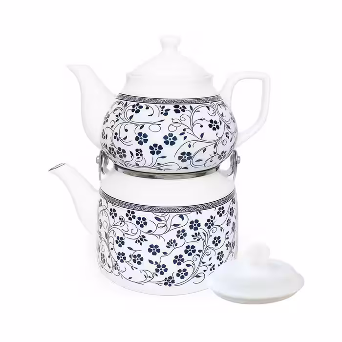 ست کتری و قوری آراهوم مدل دنی 003 گنجایش کتری 2.4 لیتر گنجایش قوری 0.8 لیتر