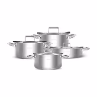 سرویس قابلمه استیل 8 پارچه برند Karaca ترکیه مدل Montreal