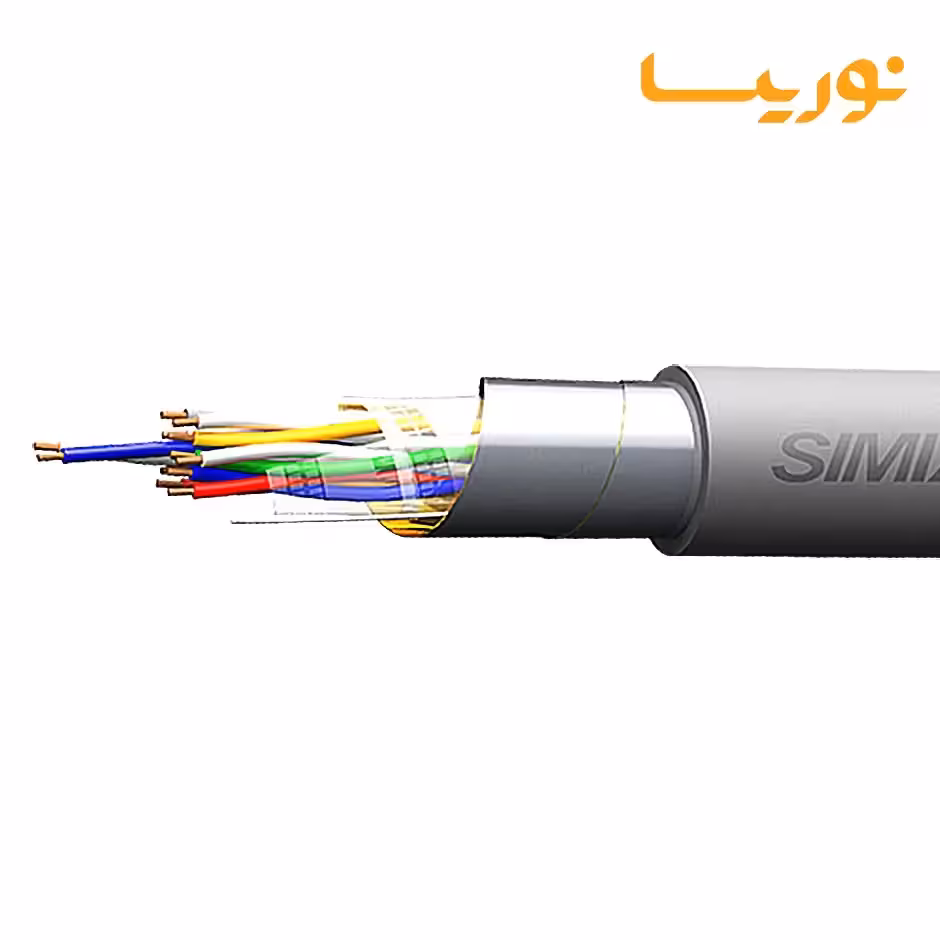 کابل مخابراتی طوسی هوایی 0.6×2×6 سیمیا