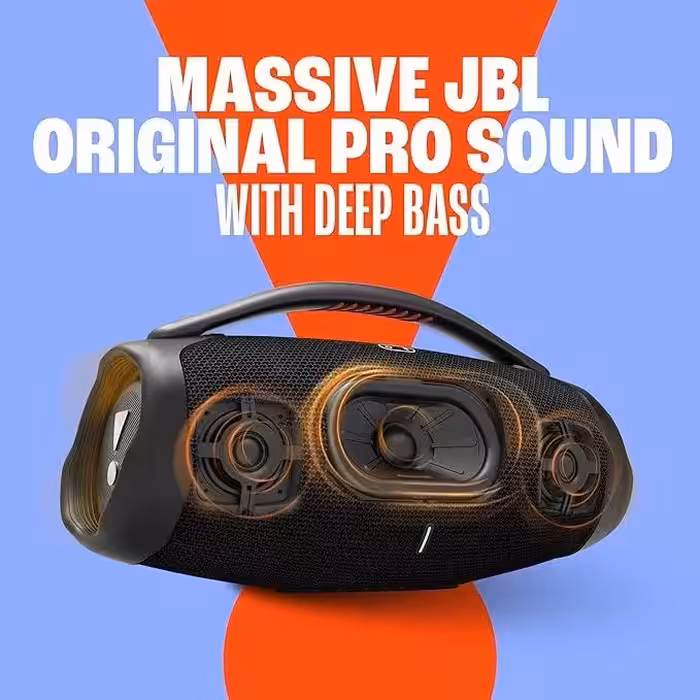 اسپیکر بلوتوثی قابل حمل جی بی ال مدل boombox 3 wifi