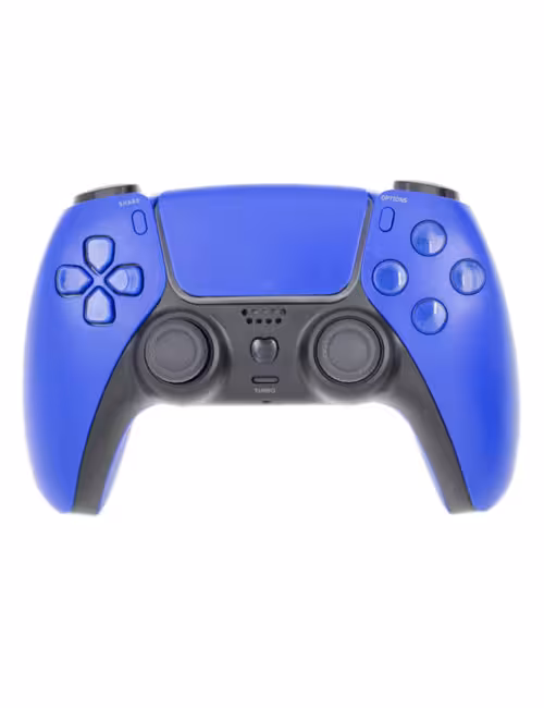 دسته PS4 طرح PS5 آبی تیره