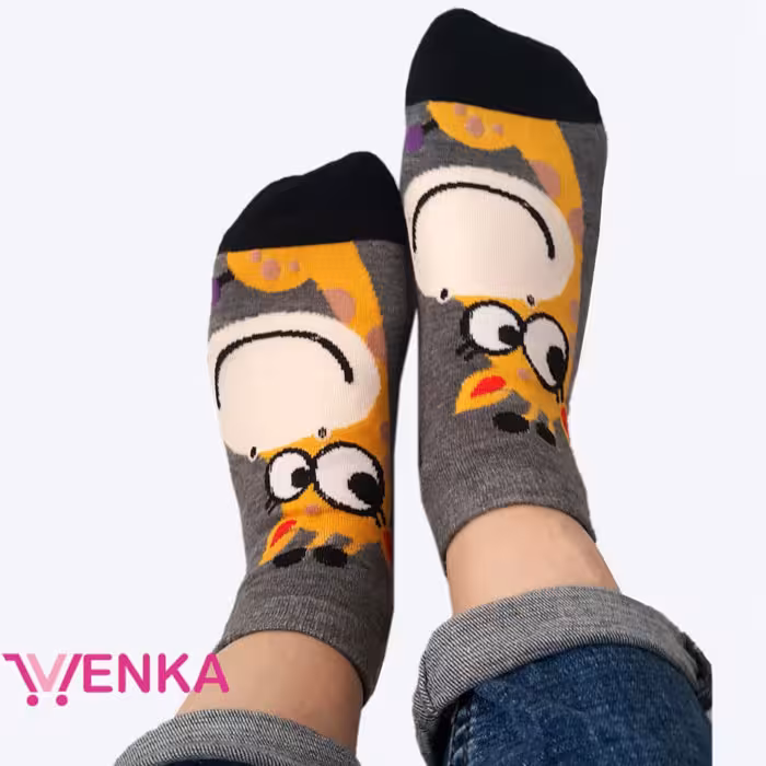 جوراب مچی طرح زرافه 04