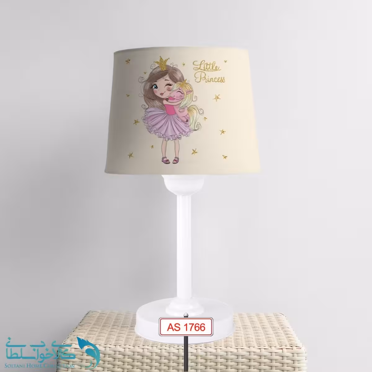 آباژور اتاق کودک طرح دختر و یونیکورن کد A1766