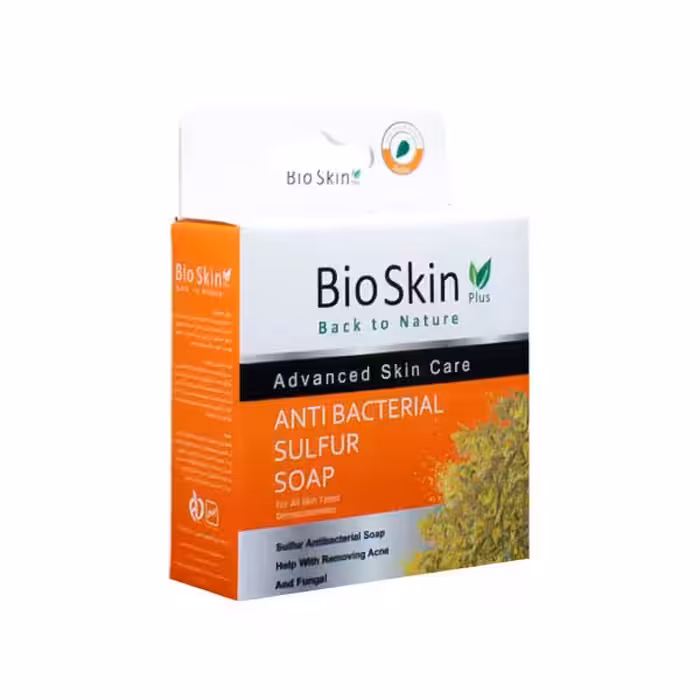 صابون آنتی باکتریال گوگرد بایو اسکین پلاس 100g