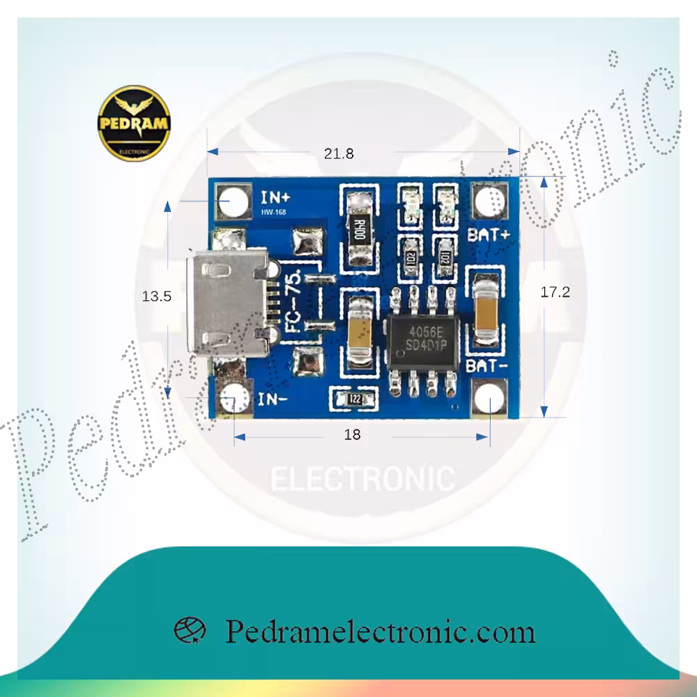 شارژر باطری لیتویم FC-75 USB