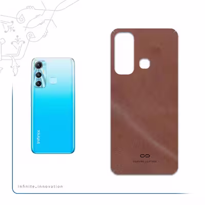 برچسب پوششی ماهوت مدل Matte-Natural-Leather مناسب برای گوشی موبایل اینفینیکس Hot 11
