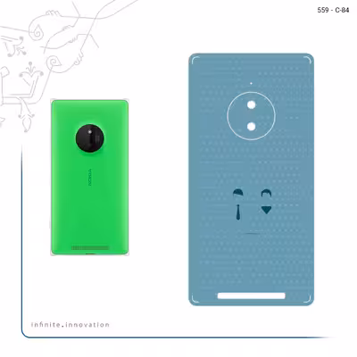 برچسب پوششی ماهوت مدل Minimal Miss and Mister مناسب برای گوشی موبایل نوکیا Lumia 830