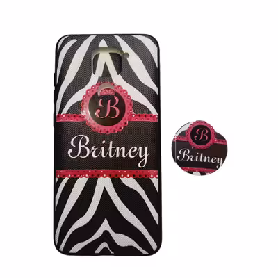 کاور مدل no9 مناسب برای گوشی موبایل شیائومی Redmi Note9 / Redmi 10x به همراه پاپ سوکت