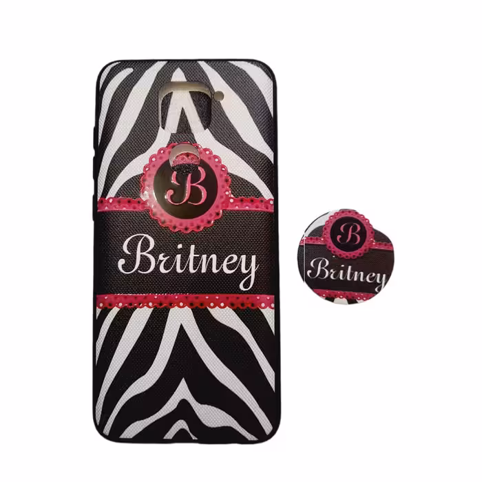 کاور مدل no9 مناسب برای گوشی موبایل شیائومی Redmi Note9 / Redmi 10x به همراه پاپ سوکت