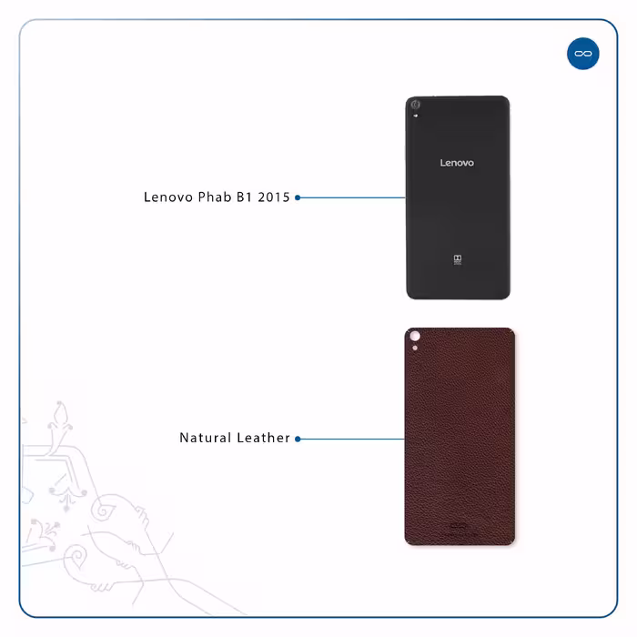 برچسب پوششی ماهوت مدل Natural-Leather مناسب برای تبلت لنوو Phab B1 2015
